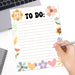 Floral Retro To-Do List Printable