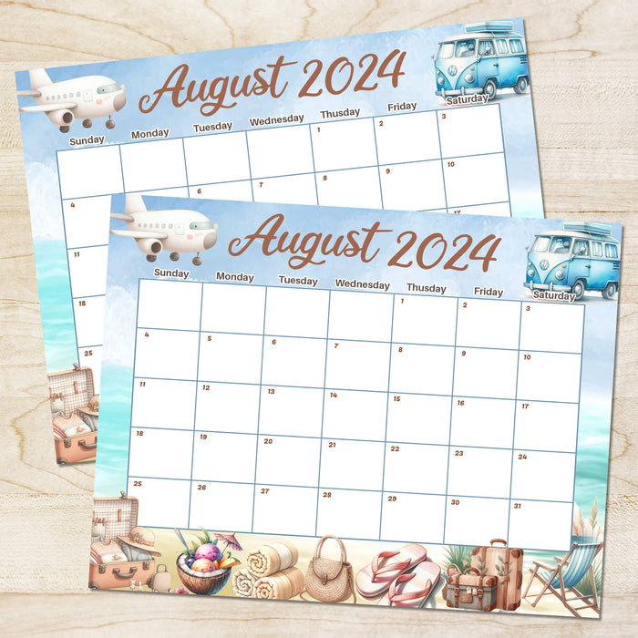 PDF Adventure Themed August 2024 Calendar | Printable Cute Travel Enthusiast Themed Monthly Planner - Posh Park pdf-adventure-themed-august-2024-calendar-printable-cute-travel-enthusiast-themed-monthly-planner-posh-park