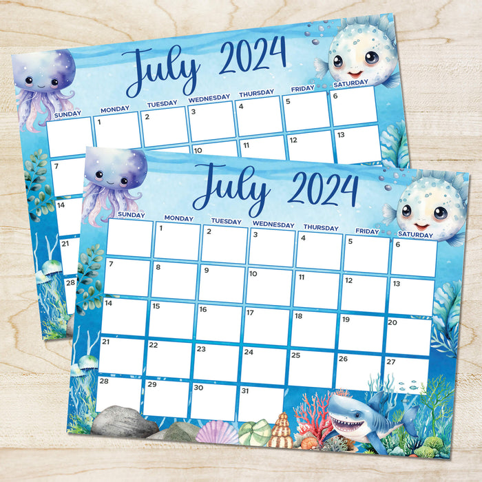 PDF Summer Underwater Themed July 2024 Calendar | Under the Sea Month of July Planner - Posh Park pdf-summer-underwater-themed-july-2024-calendar-under-the-sea-month-of-july-planner-posh-park