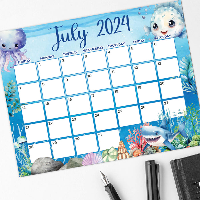 PDF Summer Underwater Themed July 2024 Calendar | Under the Sea Month of July Planner - Posh Park pdf-summer-underwater-themed-july-2024-calendar-under-the-sea-month-of-july-planner-posh-park