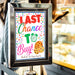 Printable Cookie Last Chance To Buy Signage | PDF Cookie Booth Sign