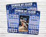 Editable Baseball Pick a Date Calendar for Fundraising Events