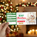 Customizable Christmas Dinner Date Gift Voucher Template | Romantic Holiday Gift Ticke