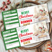 Customizable Christmas Dinner Date Gift Voucher Template | Romantic Holiday Gift Ticke