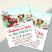 Hilarious Santa Christmas in July BBQ Party Invite