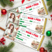 Customizable Christmas Manicure & Pedicure Gift Voucher Ticket Template | Nail Salon Gift Certificate Coupon