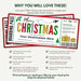 DIY Christmas Travel Boarding Pass Gift Voucher Template | Surprise Vacation Ticket