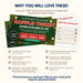 DIY Christmas Raffle Fundraising Ticket Template | Holiday Fundraiser & Event Ticket