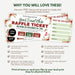 DIY Christmas Raffle Ticket Template | Holiday Party & Fundraiser Ticket