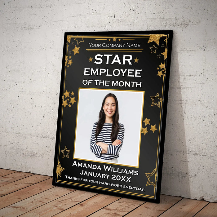 DIY Star Employee Appreciation Flyer Certificate and Poster Bundles | Star Staff Employee Appreciation Week Schedule Flyer