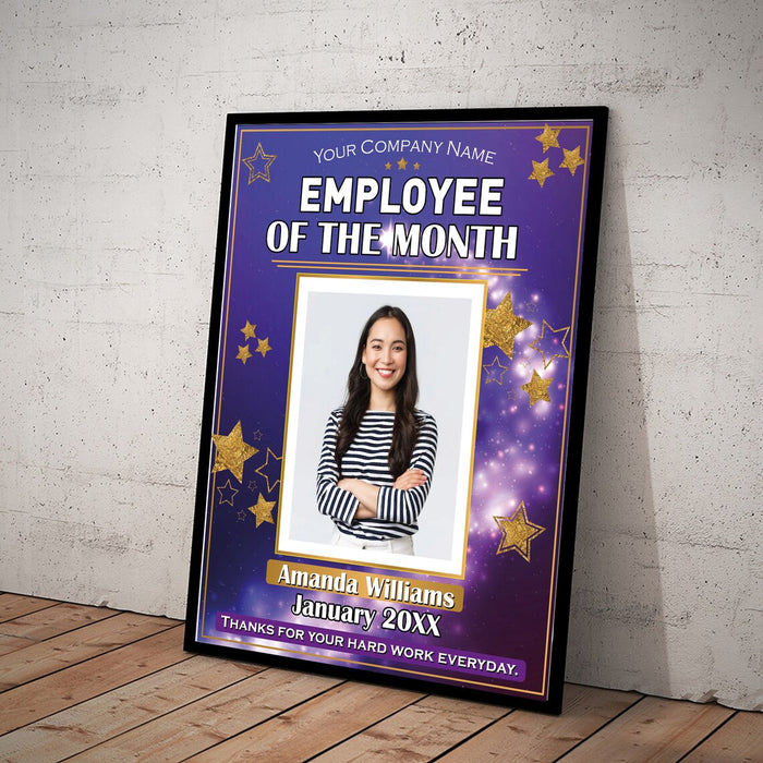 DIY Star Employee of the Month Template Bundle | Set of 3 Employee Appreciation and Recognition Poster