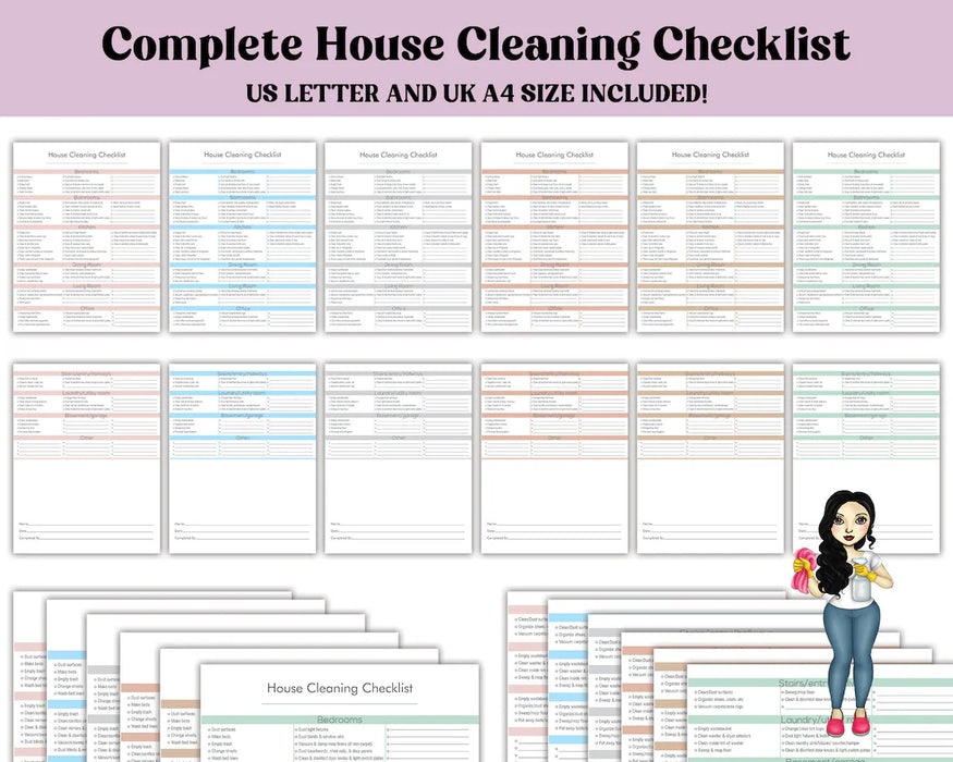 printable-room-by-room-home-cleaning-checklist-housekeeping-weekly-monthly-cleaning-list-posh-park for Free Printable Classroom Cleaning Checklist Pdf Printable Room by Room Home Cleaning Checklist | Housekeeping Weekly Monthly Cleaning List - Posh Park for Free Printable Classroom Cleaning Checklist Pdf