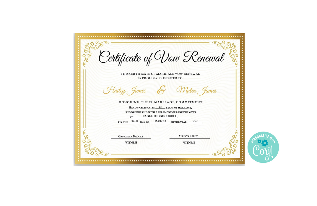 Golden Vow Renewal Certificate Template — Posh Park golden-vow-renewal-certificate-template-posh-park