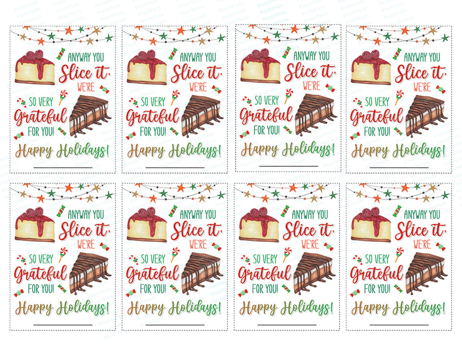 Christmas Teacher Gift Tags Printable for Cookies /Cocoa
