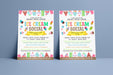 ice cream party, popsicle invitation, printable flyers, ice cream social, Ice cream invitation, pto pta flyer, school fundraiser, ice cream poster, fundraiser flyer, school flyer, church flyer, summer birthday, flyer template