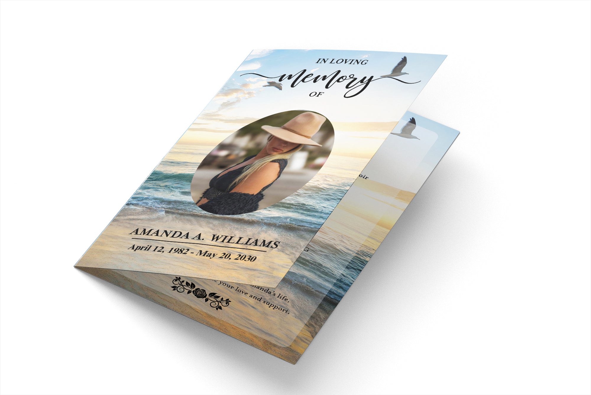 Ocean-Themed Funeral Program Template | 9 Piece Bundle — Posh Park