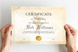 Customizable Ballet Dancing Award Certificate | Ballerina Award Template