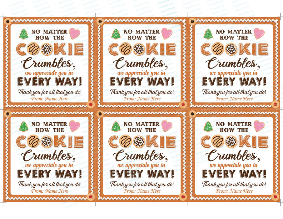 editable-cookie-tag-no-matter-how-the-cookie-crumbles-tag-cookie-app-posh-park for We Would Crumble Without You Free Printable Editable Cookie Tag, No Matter How the Cookie Crumbles Tag, Cookie App — Posh Park for We Would Crumble Without You Free Printable