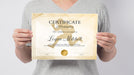 DIY Football Sport Award Certificate Template | Sport Participation Certificate