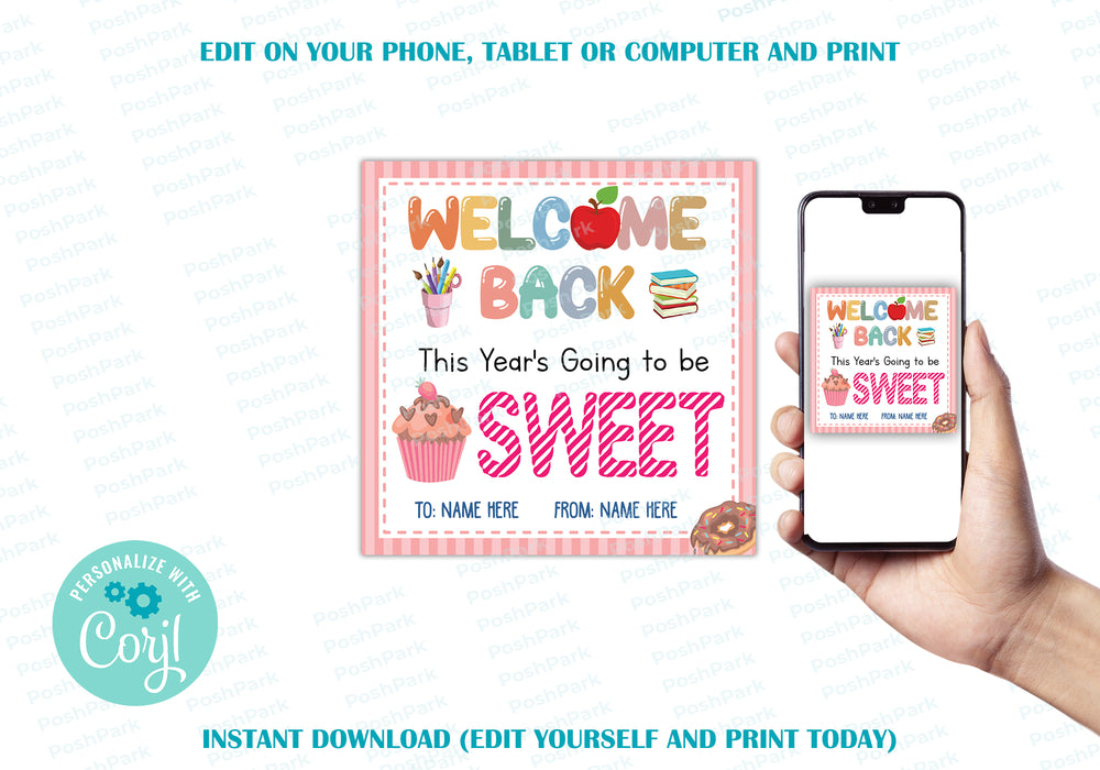 editable-boho-first-day-of-school-gift-tag-this-year-s-going-to-be-sw-posh-park for This Year Is Going To Be Sweet Free Printable Editable Boho First Day of School Gift Tag, This Year's Going to be Sw — Posh Park for This Year Is Going To Be Sweet Free Printable