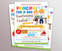 Customizable Principal For A Day Fundraising Contest Flyer Template | PTO PTA School Contest Fundraiser Invitation Flyer