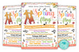 DIY Spring Fling Flyer Template | PTO PTA School Dance Party Fundraiser Invitation Flyer