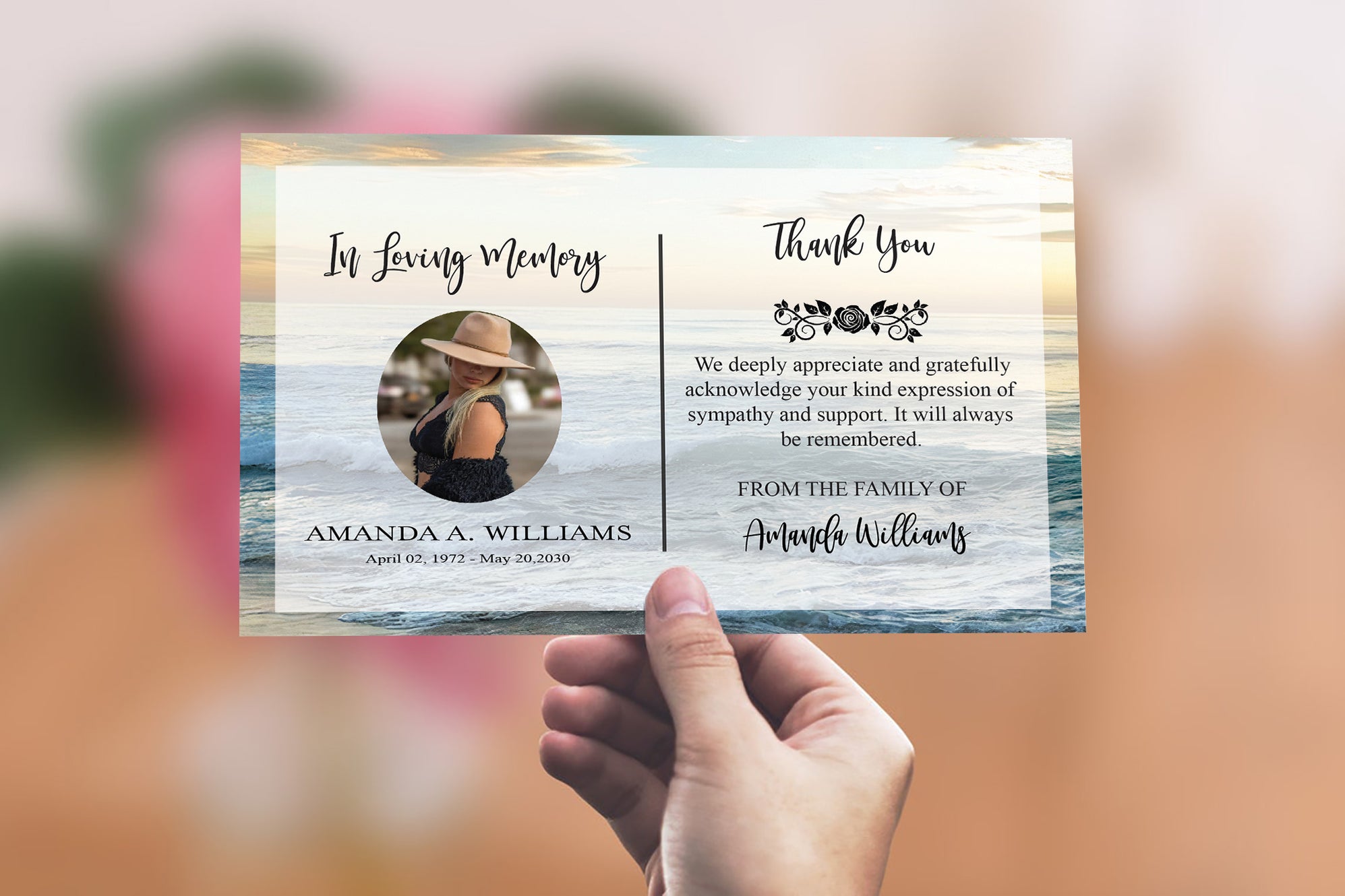 Ocean-Themed Funeral Program Template | 9 Piece Bundle — Posh Park