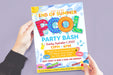 summer party invite, end of summer, splish splash, backyard party, Summer Invite, pool party invite, Summer Pool Party, goodbye pool, hello school, pool party, summer bash, template digital, memorial day party