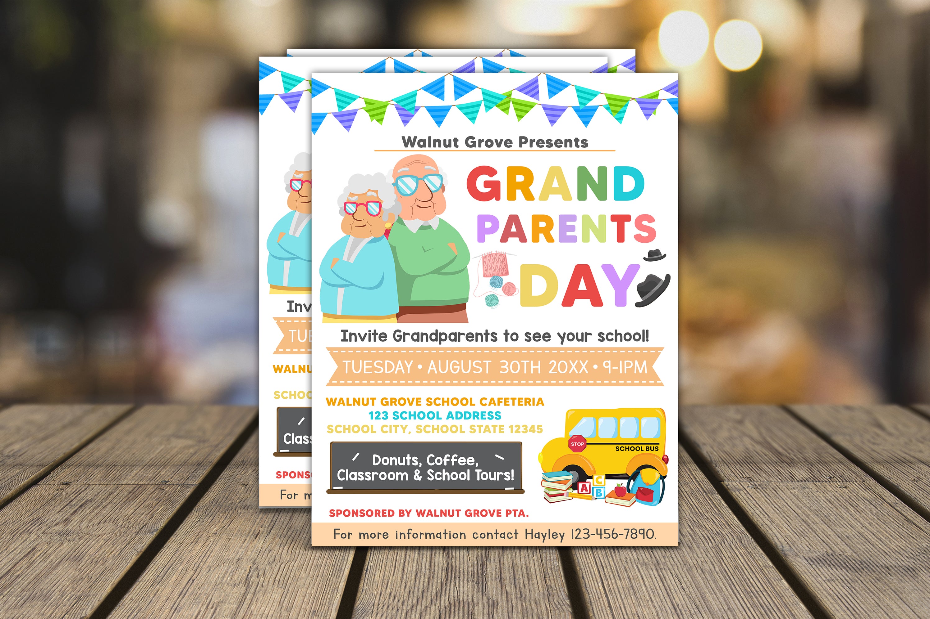 Grandparents Day Invite Template DIY Family School Printable Invite Grandparents Day Invite Template DIY Family School Printable Invite