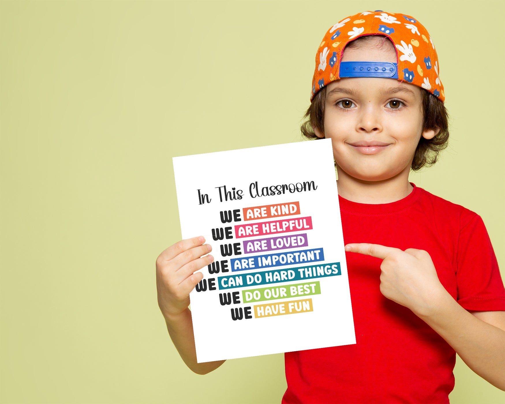 Printable In This Classroom Poster, PDF Classroom Rules, Positive Clas