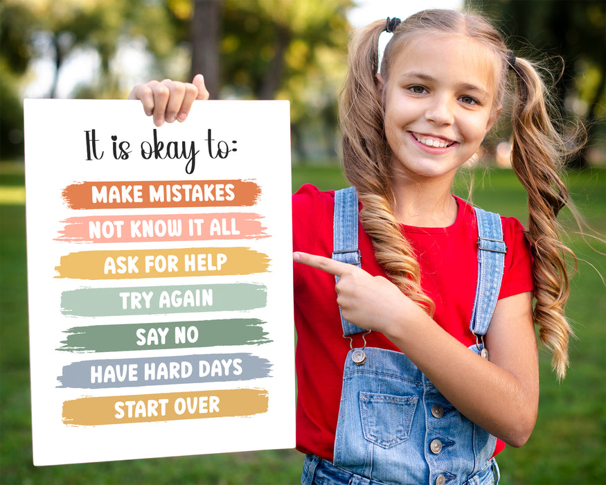 Isit Is Okay Printable It Is Okay Poster, PDF Classroom Quotes, Be Yourself Classro ...