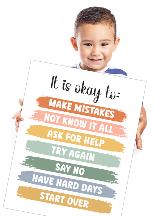 Isit Is Okay Printable It Is Okay Poster, PDF Classroom Quotes, Be Yourself Classro ...