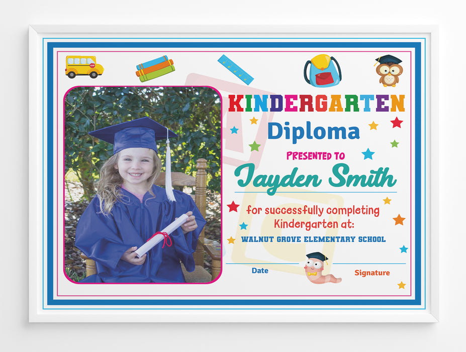 kindergarten-diploma-with-photo-template-editable-kindergarten-gradua-posh-park for Printable Editable Preschool Graduation Certificate Template Free Kindergarten Diploma with Photo Template, Editable Kindergarten Gradua — Posh Park for Printable Editable Preschool Graduation Certificate Template Free