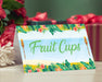 Editable Luau Place Cards | Hawaiian Tropical Buffet Food Label Template