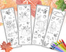 Printable bookmarks  Coloring bookmarks  fall coloring page  fall bookmarks  Fall bookmark  coloring bookmark  book lover gift  kids coloring  bookmark coloring  printable bookmark  fall festival  color your own  autumn coloring