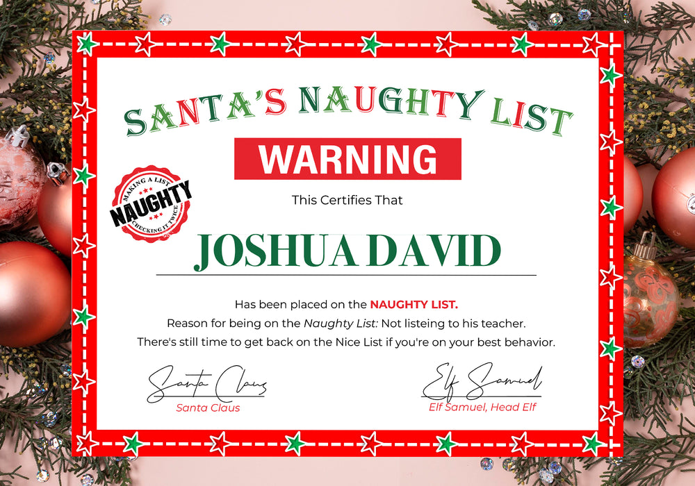 printable-santa-naughty-list-warning-letter-certificate-posh-park for Free Printable Warning Letter From Santa Printable Santa Naughty List & Warning Letter Certificate — Posh Park for Free Printable Warning Letter From Santa