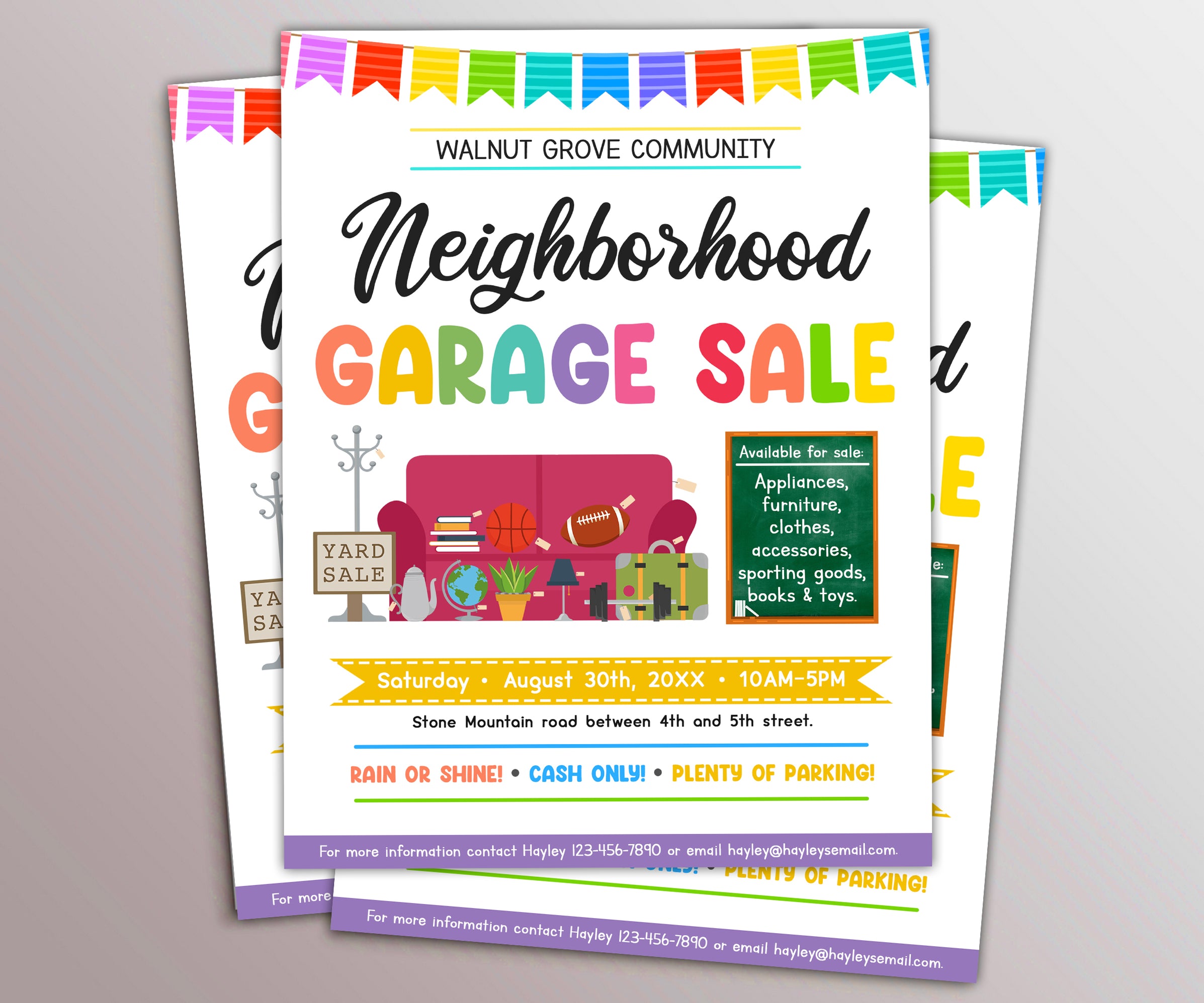 editable-garage-yard-sale-flyer-template-posh-park