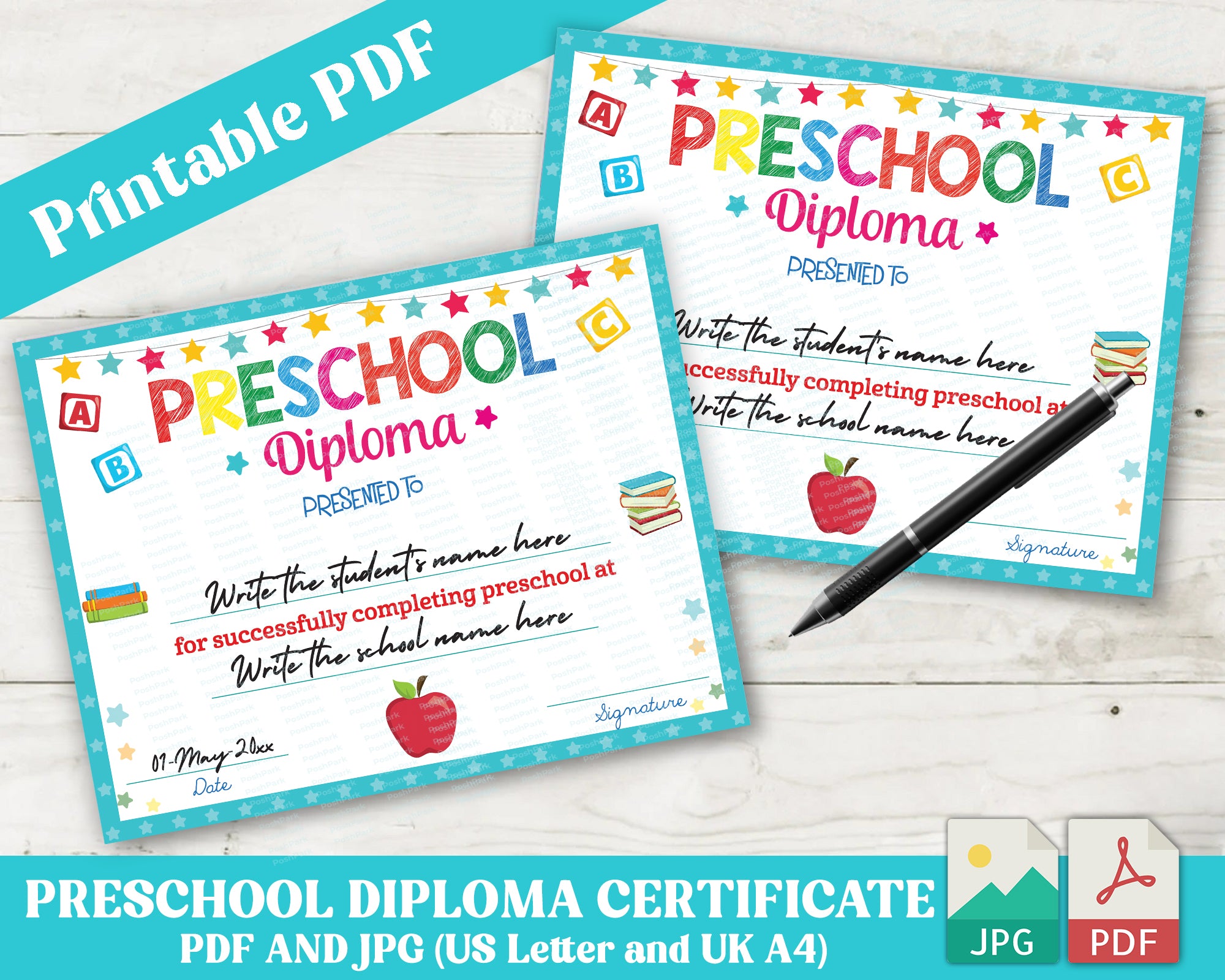 printable-preschool-certificate-template-blue-border-pdf-preschool-di-posh-park
