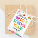teacher gift tag, student gift tags, first day of school, teacher tags, school printable back to school gift, teacher tag, back to school, tags for students, gift tag, printable tags, gift tags printable, Bright School Year