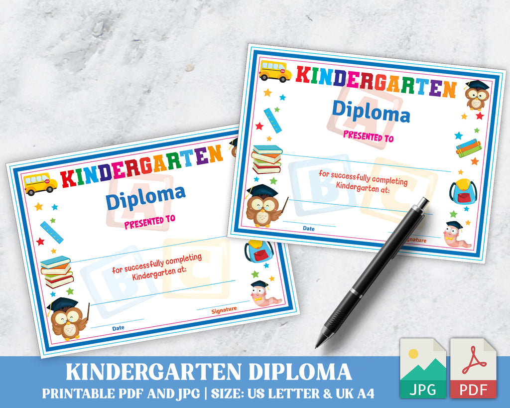 Printable Kindergarten Graduation Certificate Template, PDF Kindergart — Posh Park printable-kindergarten-graduation-certificate-template-pdf-kindergart-posh-park