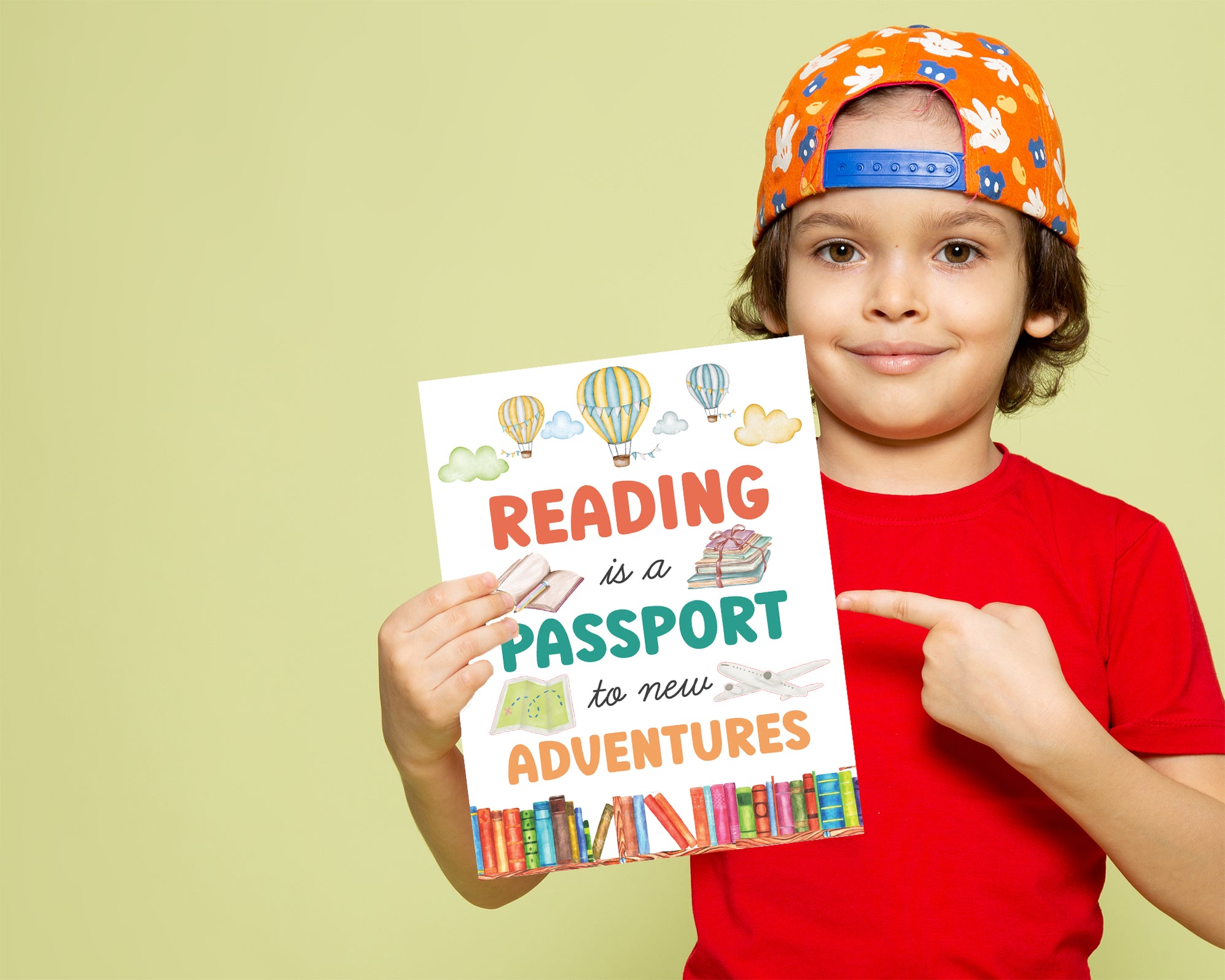 PDF Reading Is A Passport For New Adventures Poster, Printable Classro ...