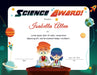 FREE Editable School Science Certificate Award