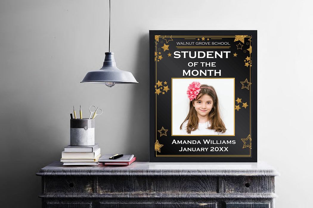 Student Of The Week Poster Template