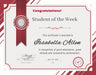 FREE Editable Student of the Week Certificate Award