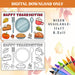 coloring_book_pdf  kids_coloring_book  kids_coloring_pages  turkey_printable  thanksgiving_table  thanksgiving_craft  coloring_sheets  digital_coloring  kids_placemat  coloring_placemat  thanksgiving_kids  activity_placemat  fall_coloring_pages  coloring_pages_pdf