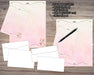 Valentines Cat-themed Unlined and Lined Stationery Set | Cute Stationary Kit | Digital Stationary