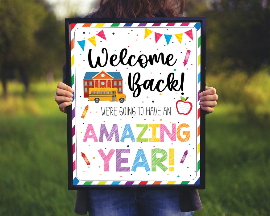 Welcome Back Universal Sign Welcome Back Sign Template