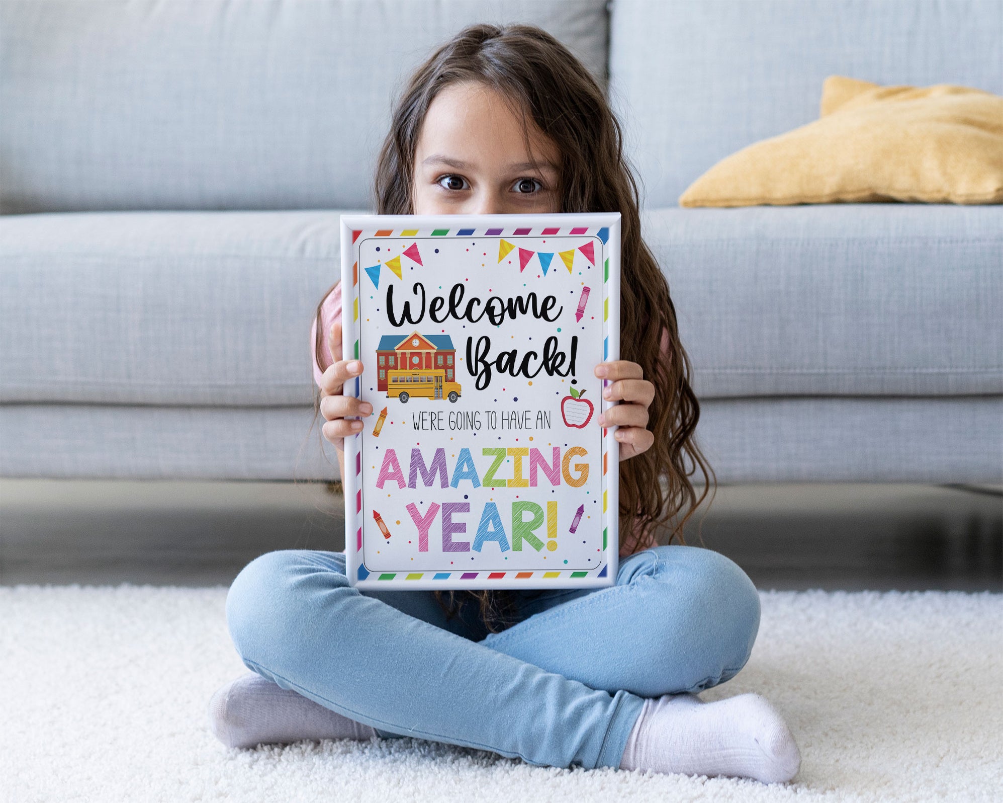 Printable PDF Back to School Welcome Sign, We're Going to Have an Amaz ...