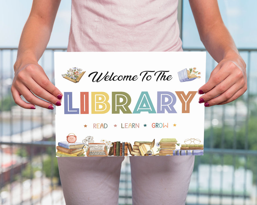 reading poster, library poster, classroom decor, library decor, back to school, library sign, library decorations, first day of school, library signs, classroom posters, classroom signs, book nook sign, reading signs