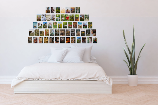 FREE 80 Pcs Printable Trendy Cottagecore Wall Collage Kit for Girl Apartment Decor